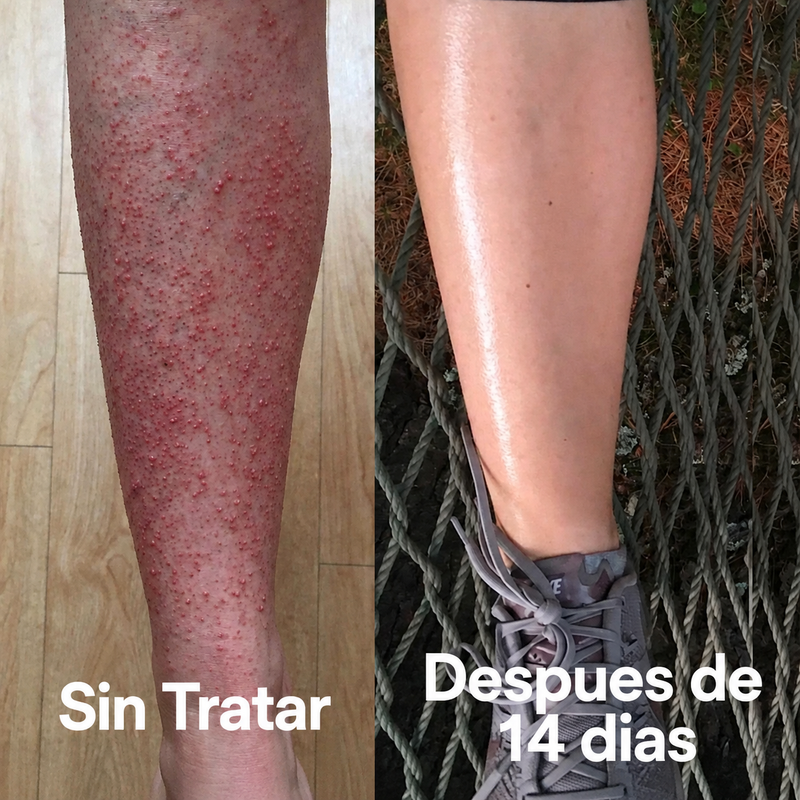 Antes y despues en un caso marcado